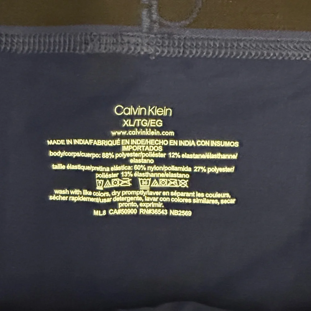 Calvin Klein Men's Deep Blue Boxer Briefs